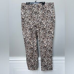 Leopard Print Skinny Jeans